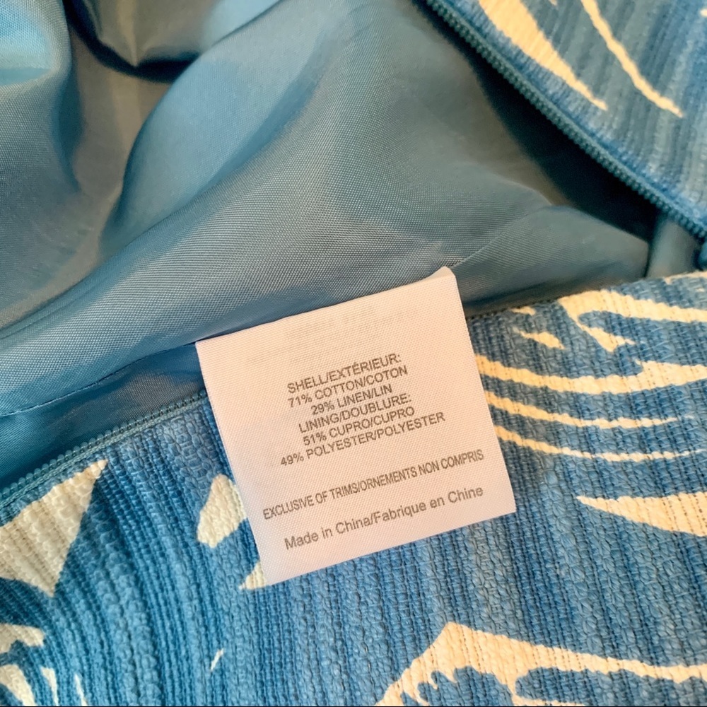 Tory Burch Gulf Shore Tabora Mini Blue Dress Size 2 - Picture 10 of 12